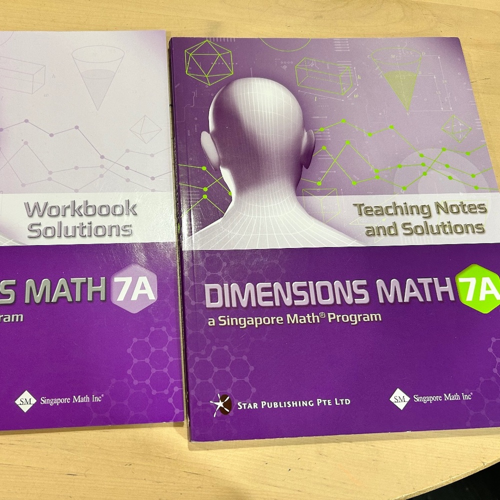 Singapore Dimensions Math, 7A